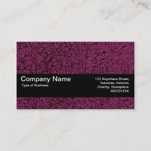 Carte De Visite Bande de texture V2 - Tapis laineux 02