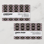 Carte De Visite Bande de texture - Voyages du troisième oeil (Devant / Derrière)