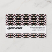 Carte De Visite Bande de texture - Voyages du troisième oeil (Dos)