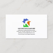 Carte De Visite Bande des outils de bricolage créatif (Dos)