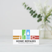 Carte De Visite Bande des outils de bricolage créatif (Debout devant)