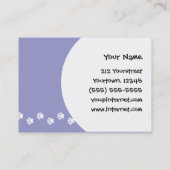 Carte De Visite Bande dessinée Boston Terrier (Dos)