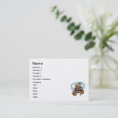 Carte De Visite Bande dessinée d'abeille (Debout devant)