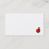 Carte De Visite Bande dessinée noire de coeur de Labrador et de (Dos)