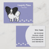 Carte De Visite Bande dessinée Papillon (Devant / Derrière)