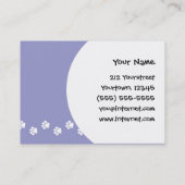 Carte De Visite Bande dessinée Pitbull/Staffordshire Terrier (Dos)