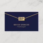 Carte De Visite Bande d'or (Devant)