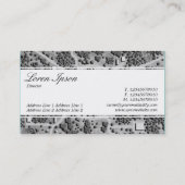 Carte De Visite Bande du centre (bordé) - Script - Paysage imagina (Dos)