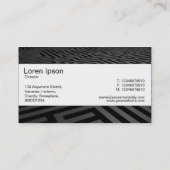 Carte De Visite Bande du centre - Maze foncé (Dos)