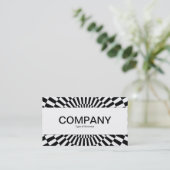 Carte De Visite Bande du centre - Op Art 01 (Debout devant)