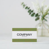 Carte De Visite Bande du centre - Tex vert (Debout devant)