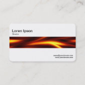 Carte De Visite Bande du milieu - Langues de feu (Dos)