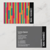 Carte De Visite Bande latérale - Abstrait 240113 (Devant / Derrière)