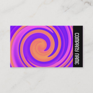 Carte De Visite Bande latérale - Abstrait Swirl 250816 - 01c