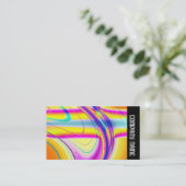 Carte De Visite Bande latérale - Abstraite fractale 061012f (Debout devant)