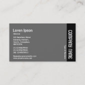 Carte De Visite Bande latérale - Abstraite fractale 061012f (Dos)