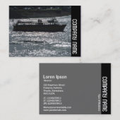 Carte De Visite Bande latérale - Bateau de plaisance (Devant / Derrière)