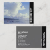 Carte De Visite Bande latérale - Bord de mer (Devant / Derrière)