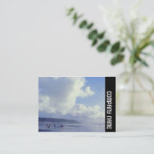 Carte De Visite Bande latérale - Bord de mer (Debout devant)