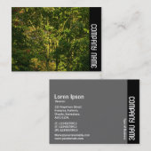 Carte De Visite Bande latérale - Branches japonaises 05 (Devant / Derrière)