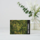 Carte De Visite Bande latérale - Branches japonaises 05 (Debout devant)