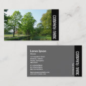 Carte De Visite Bande latérale - Canal (Devant / Derrière)