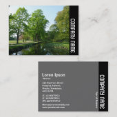 Carte De Visite Bande latérale - Canal (Devant / Derrière)