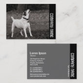 Carte De Visite Bande latérale - Chien (Devant / Derrière)