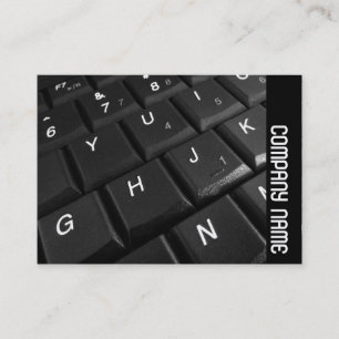 Carte De Visite Bande latérale - Clavier Carnet 02