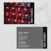 Carte De Visite Bande latérale - Clavier lumineux (Devant / Derrière)