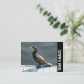 Carte De Visite Bande latérale - Cormorant (Debout devant)