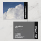 Carte De Visite Bande latérale - Cumulus Cloud (Devant / Derrière)