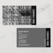 Carte De Visite Bande latérale - Échafaudage (Devant / Derrière)