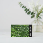 Carte De Visite Bande latérale - Fleurs de bois (Debout devant)