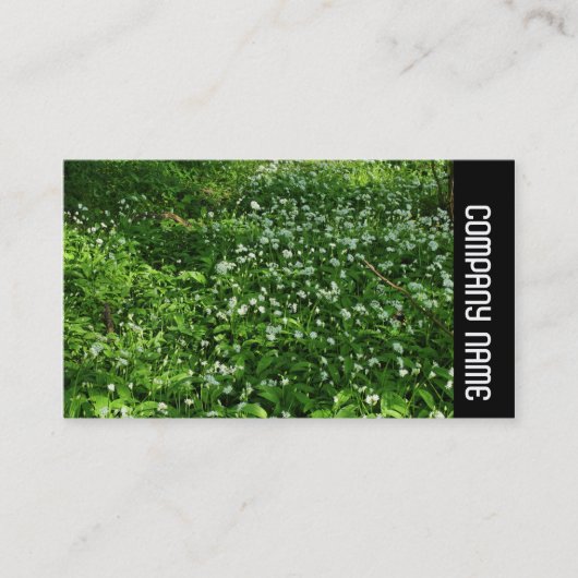 Carte De Visite Bande latérale - Fleurs de bois (Devant)
