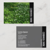 Carte De Visite Bande latérale - Fleurs de la forêt (Devant / Derrière)
