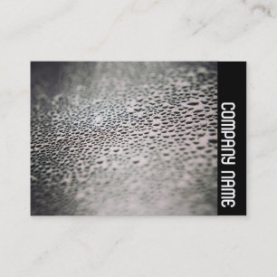 Carte De Visite Bande latérale - Gouttelettes d'eau sur le verre 0