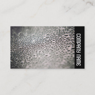 Carte De Visite Bande latérale - Gouttelettes d'eau sur le verre 0