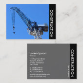 Carte De Visite Bande latérale - Grue tour (Devant / Derrière)