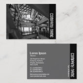 Carte De Visite Bande latérale - Intérieur moderne (Devant / Derrière)