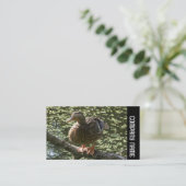 Carte De Visite Bande latérale - Joyeux canard (Debout devant)