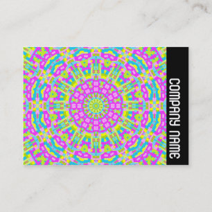 Carte De Visite Bande latérale - Kaleidoscope coloré