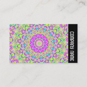 Carte De Visite Bande latérale - Kaleidoscope coloré 08