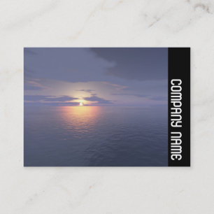Carte De Visite Bande latérale - lever/coucher de soleil