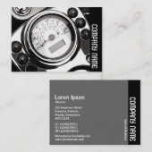 Carte De Visite Bande latérale - Motorcycle Speedometer (Devant / Derrière)