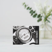 Carte De Visite Bande latérale - Motorcycle Speedometer (Debout devant)