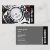 Carte De Visite Bande latérale - Motorcycle Speedometer (Devant / Derrière)