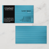 Carte De Visite Bande latérale noire - Tex balayé bleu-clair (Devant / Derrière)
