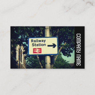 Carte De Visite Bande latérale - Panneau de station