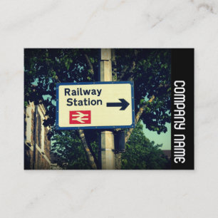 Carte De Visite Bande latérale - Panneau de station